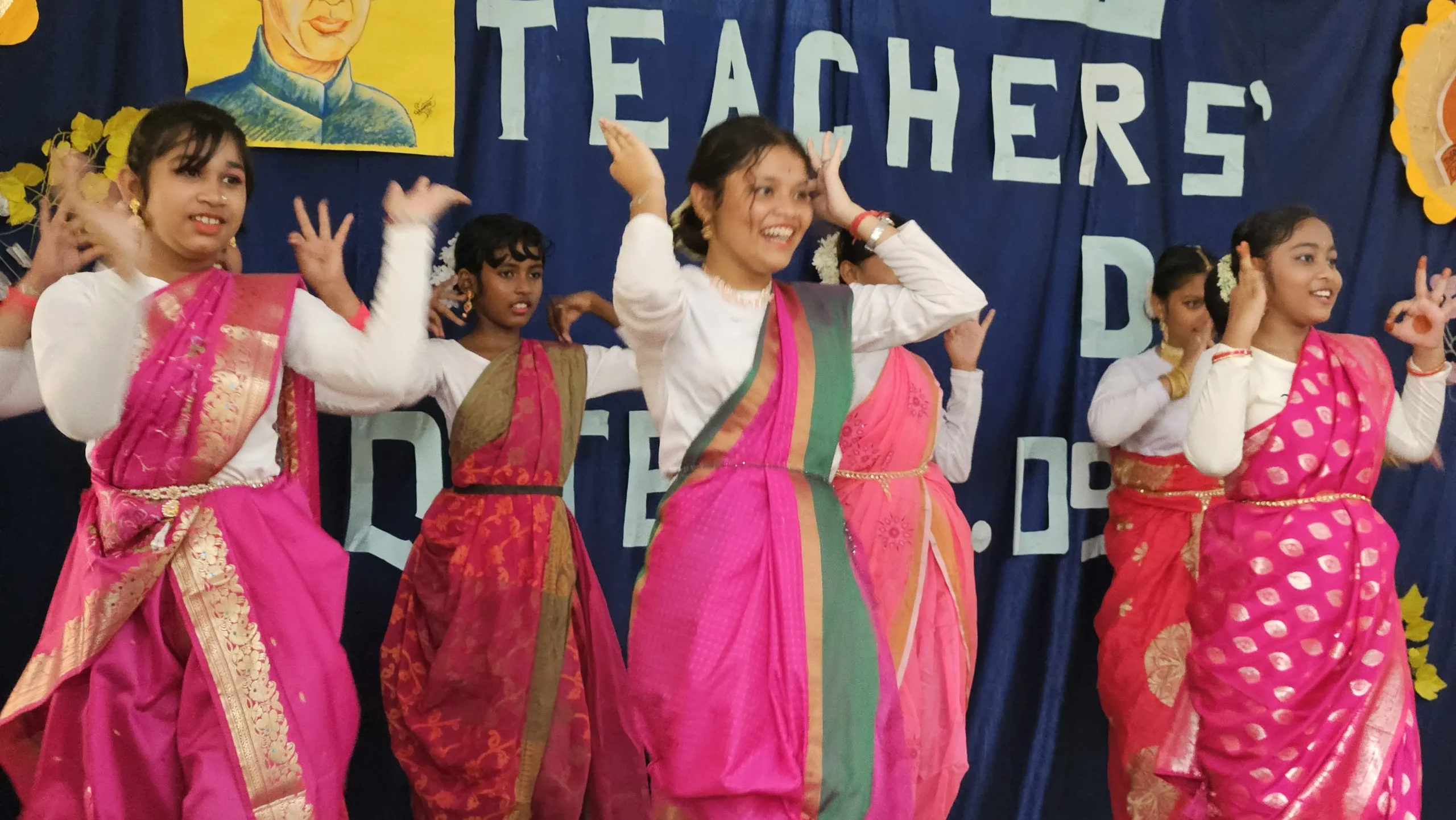 Teachers Day or school celebration at Claret School