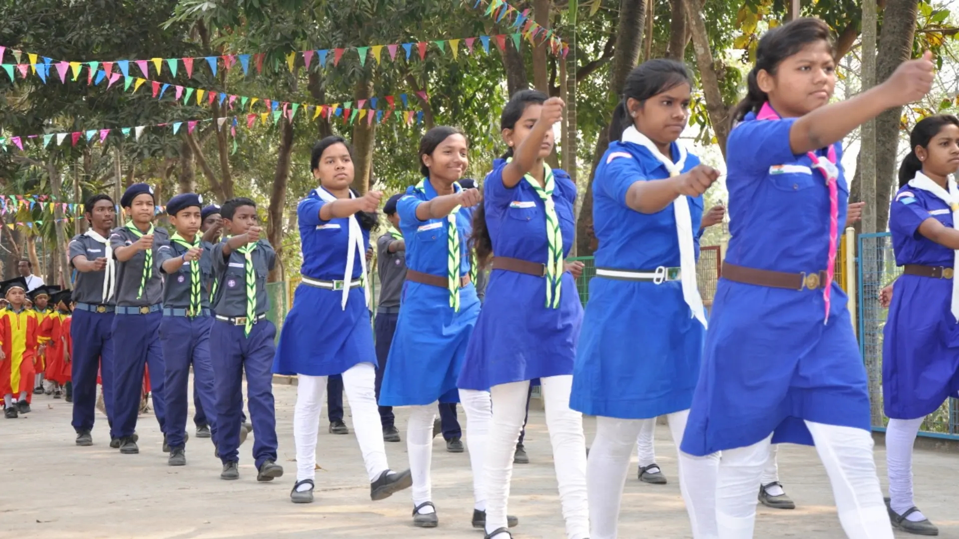 Scout activity at Claret School